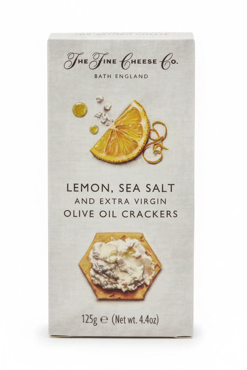 Fine Cheese kiks med lemon og olivenolie