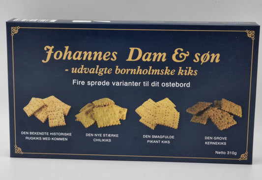 Bornholmske kiks i pakke af 4 slags