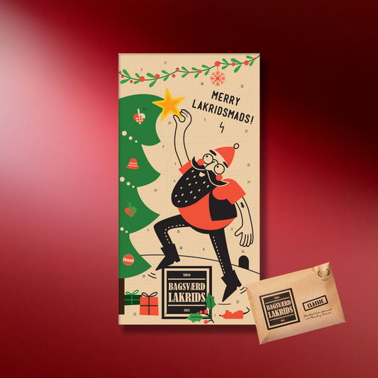 Adventskalender fra BAGSVÆRD LAKRIDS (Begrænset antal)