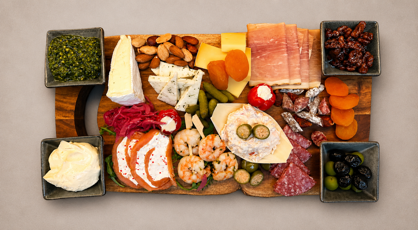 Ost- og fiske tapas