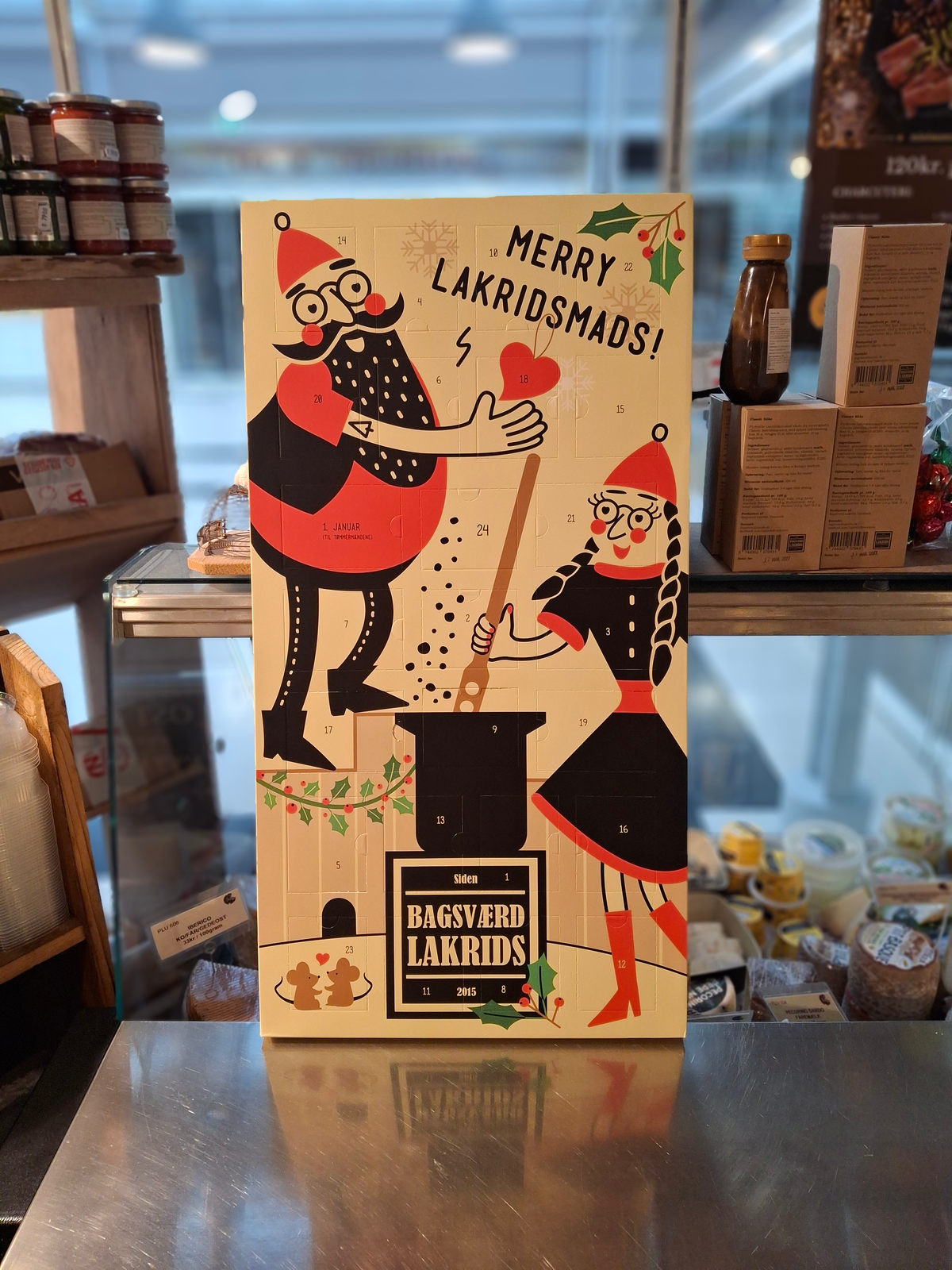 Julekalender fra BAGSVÆRD LAKRIDS (spar 10% ved køb inden 1. november)